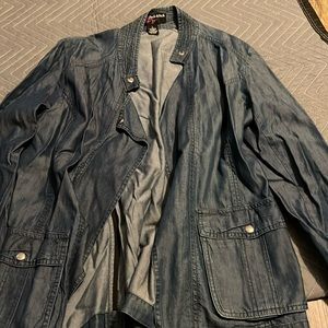 Peck and peck large blue jacket